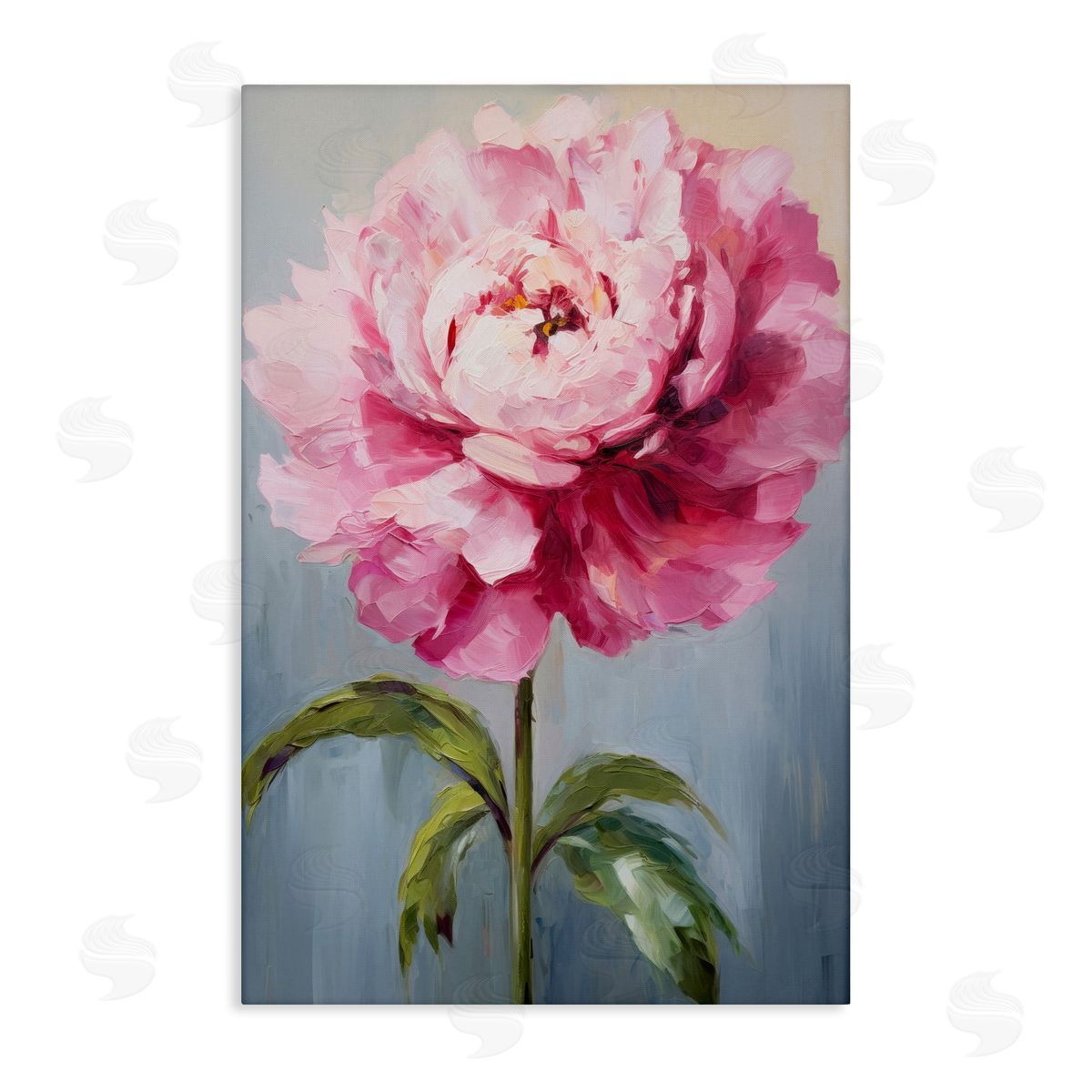 Blush Pink Carnation Canvas Wall Art, Home Decor by Petals Prints Design