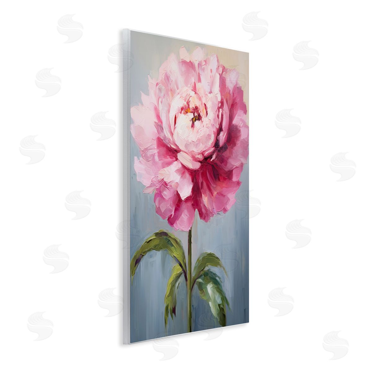 Blush Pink Carnation Wood Plaque Wall Art, Home Decor by Petals Prints Design