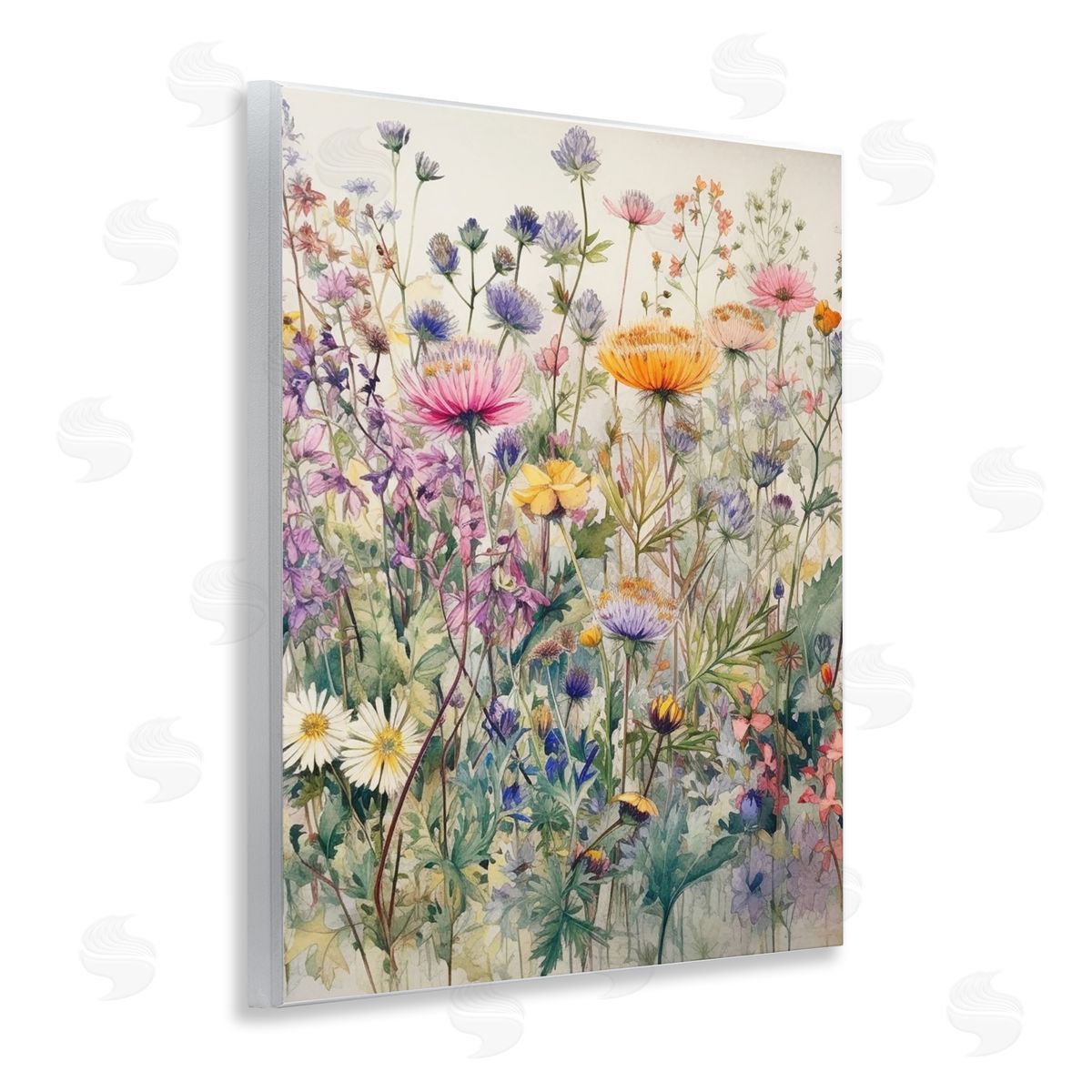 Ryley Gray Mixed Wild Flowers Wooden Wall Plaque Art Print