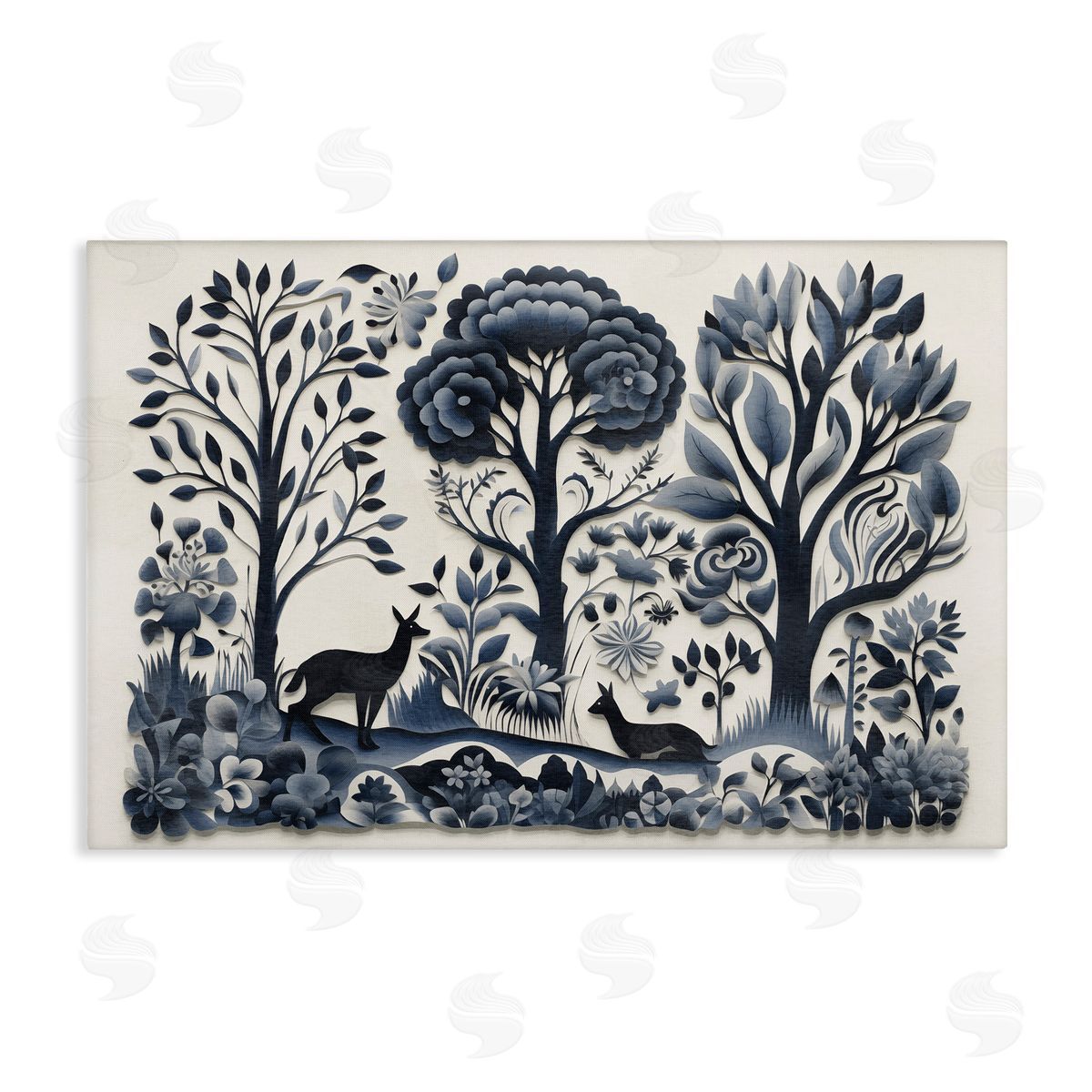 Boho Forest Creatures Canvas Wall Art, Home Decor by Sasha