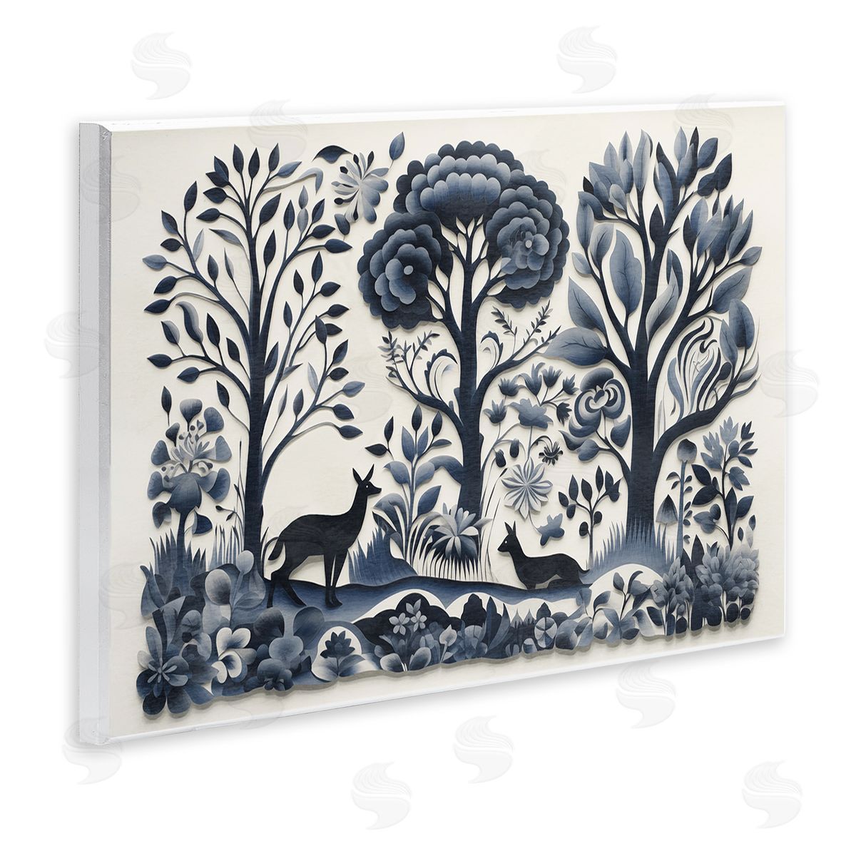 Boho Forest Creatures Wood Plaque Wall Art, Home Decor by Sasha