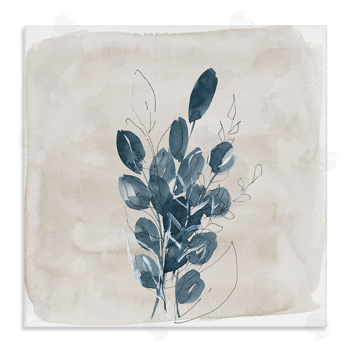 Lucille Price Leaves In Summer Canvas Wall Art Print