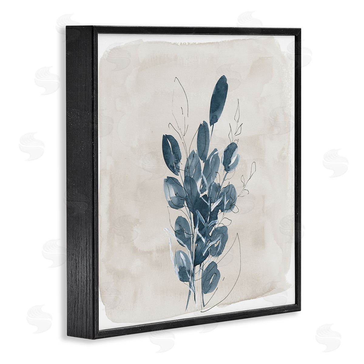 Lucille Price Leaves In Summer Black Framed Giclee Wall Art Print