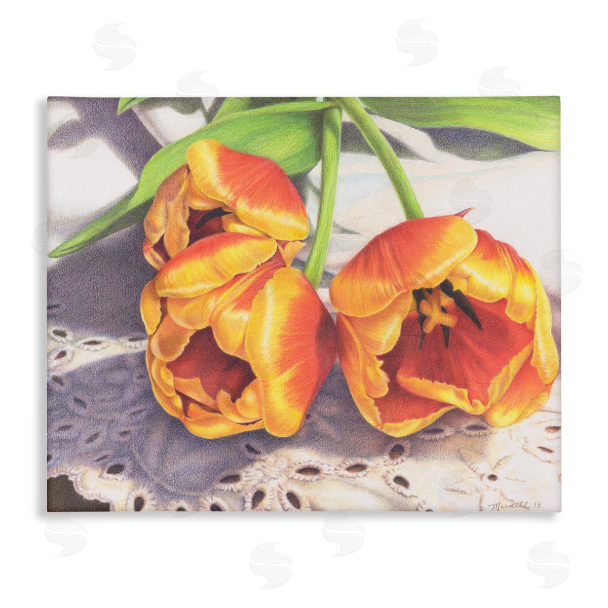 Three Of A Kind Canvas Wall Art, Home Decor by Mardell Schuster