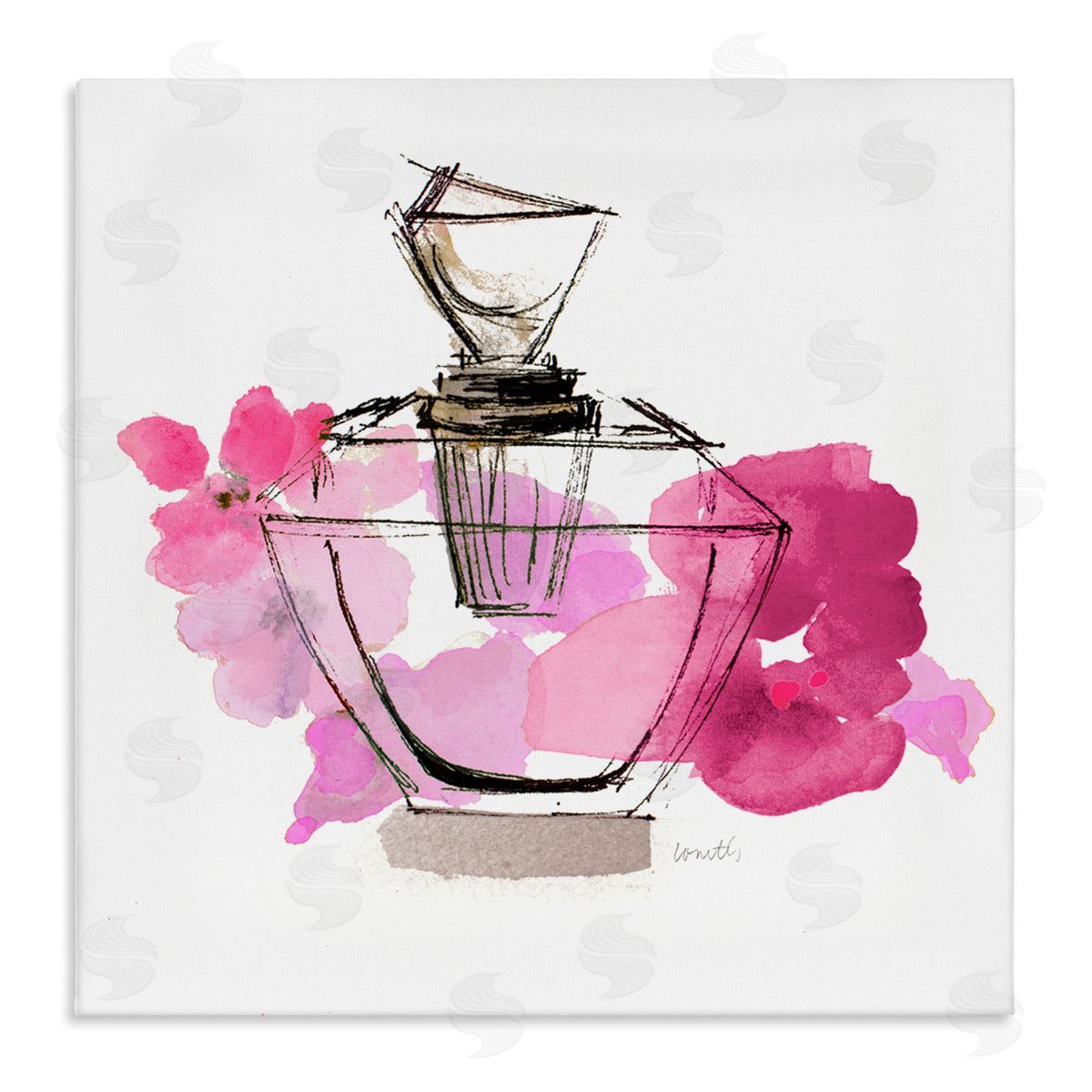 Lanie Loreth Sketched Doodle Perfume Canvas Wall Art Print