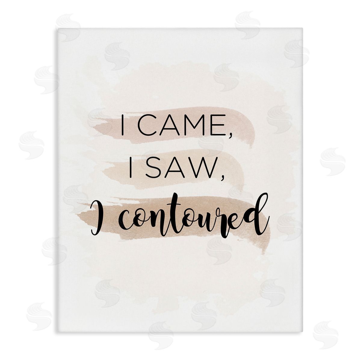 Came Saw Contoured Canvas Wall Art, Home Decor by Anna Quach