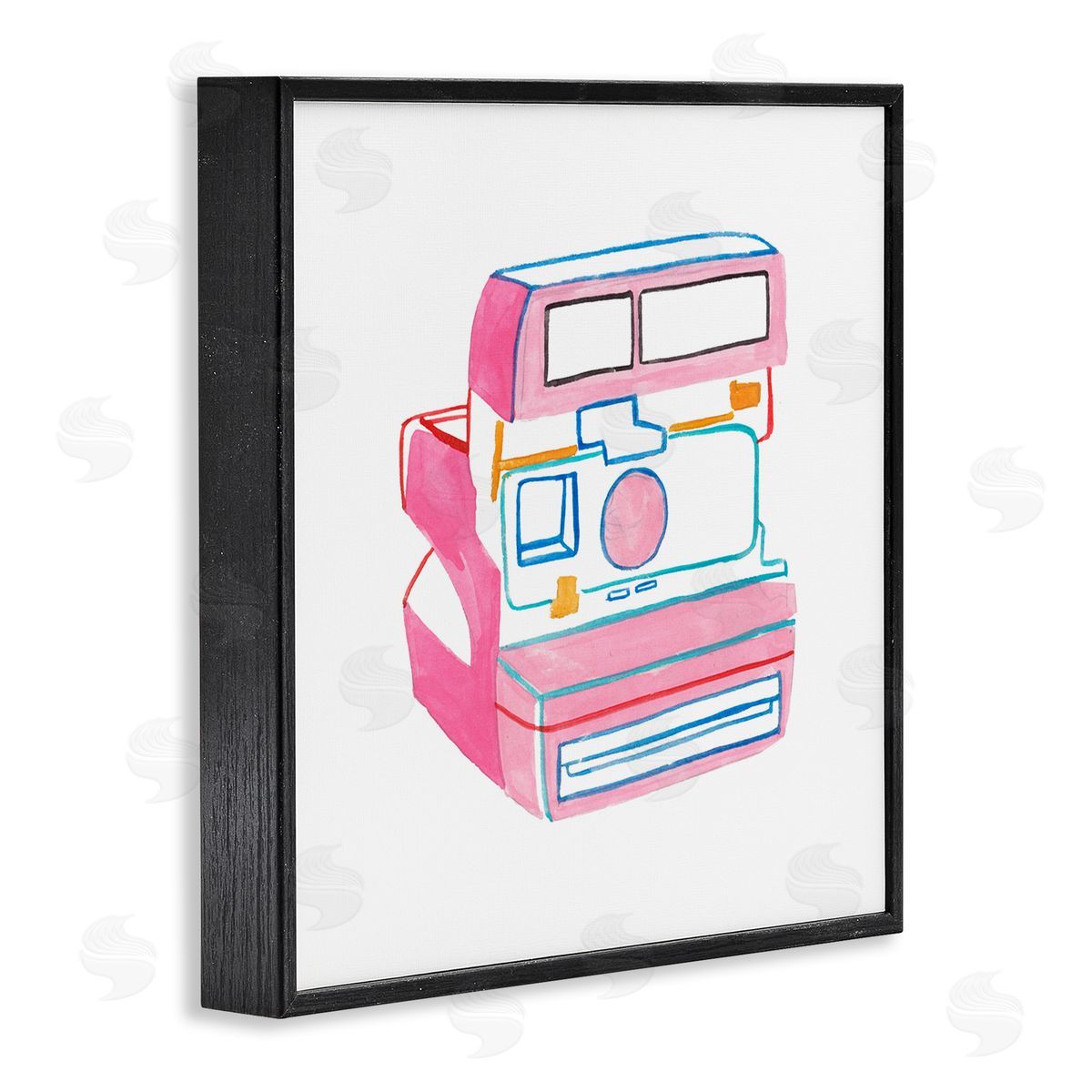Retro Film Camera Black Frame Print Wall Art, Home Decor by Melissa Wang