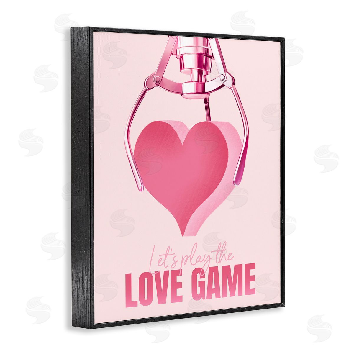 Ziwei Li Love Game with Heart Black Framed Giclee Wall Art Print
