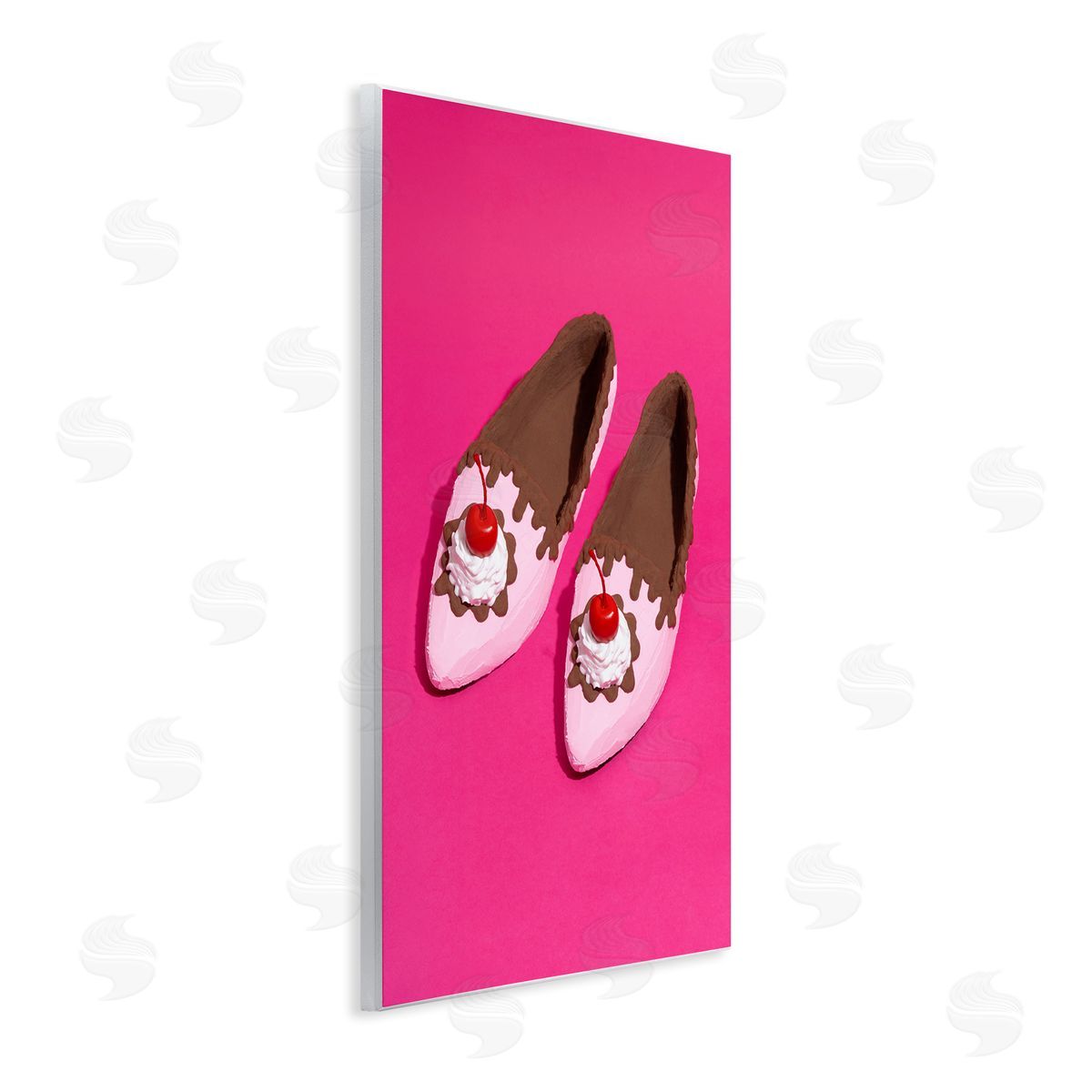 Glam Dessert Shoes Wood Plaque Wall Art, Home Decor by LISH Creative