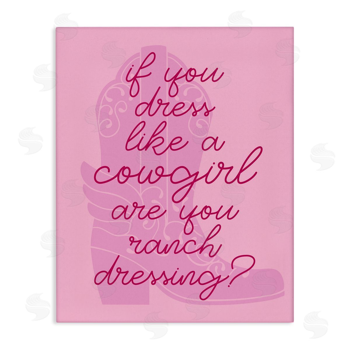 Stupell Studio Dress Like a Cowgirl Canvas Wall Art Print