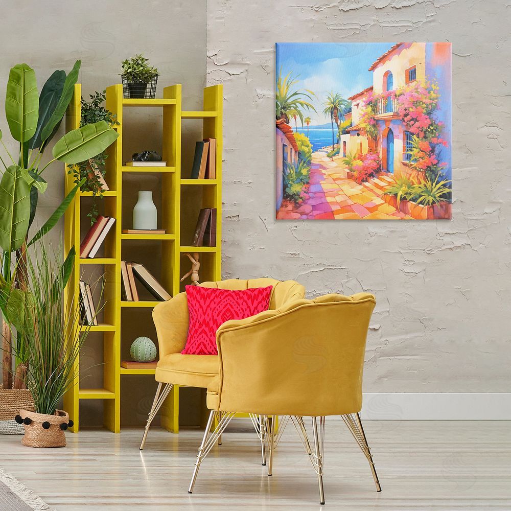 Andrea Haase Tropical Bella Vista Canvas Wall Art Print in Room