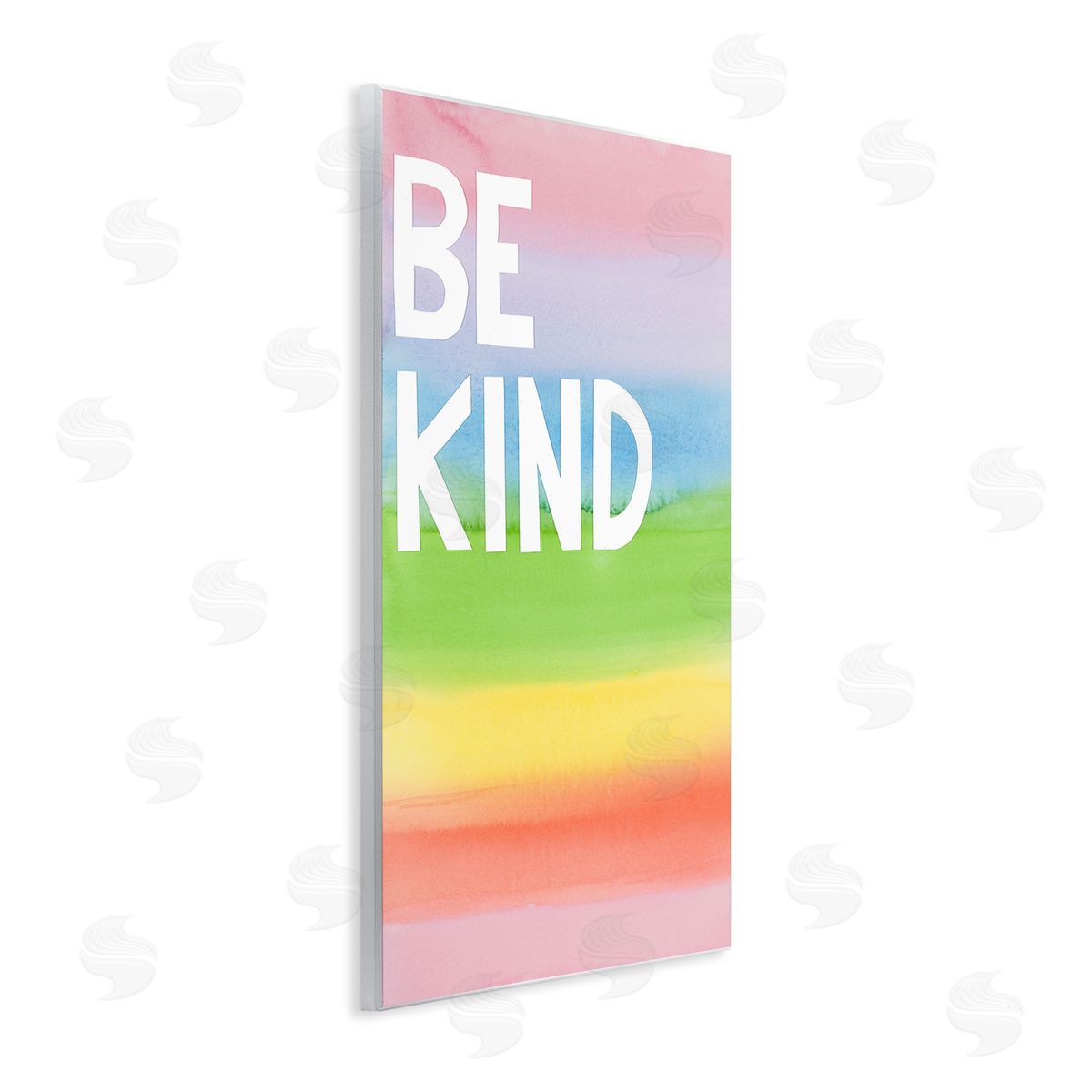 Be Kind Ombre Rainbow Wood Plaque Wall Art, Home Decor by Jen Bucheli