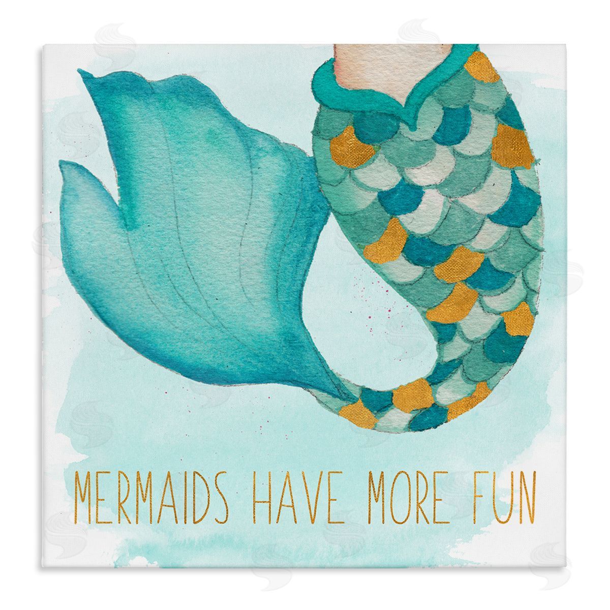 Elizabeth Medley Mermaids Have Fun Canvas Wall Art Print