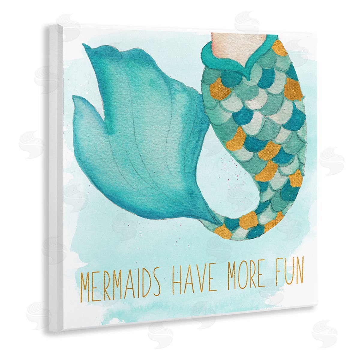 Elizabeth Medley Mermaids Have Fun Wooden Wall Plaque Art Print
