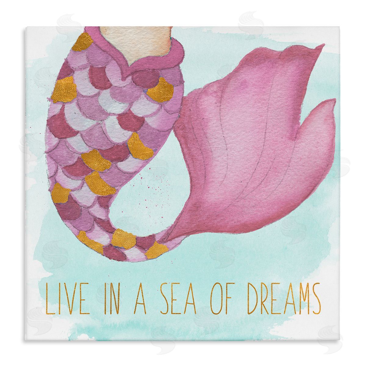 Elizabeth Medley Sea Of Dreams Mermaid Canvas Wall Art Print