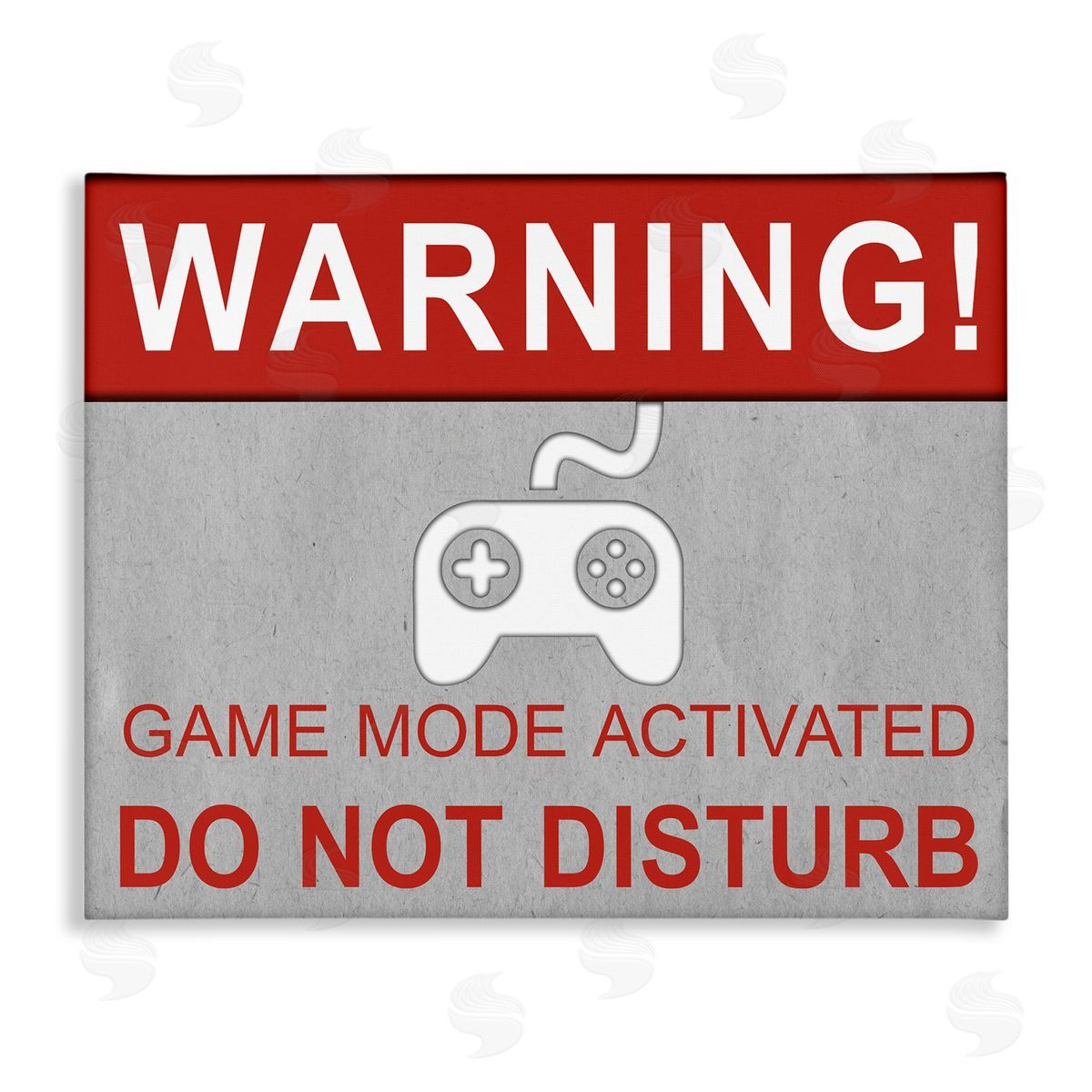 SD Graphics Studio Gaming Do Not Disturb Canvas Wall Art Print