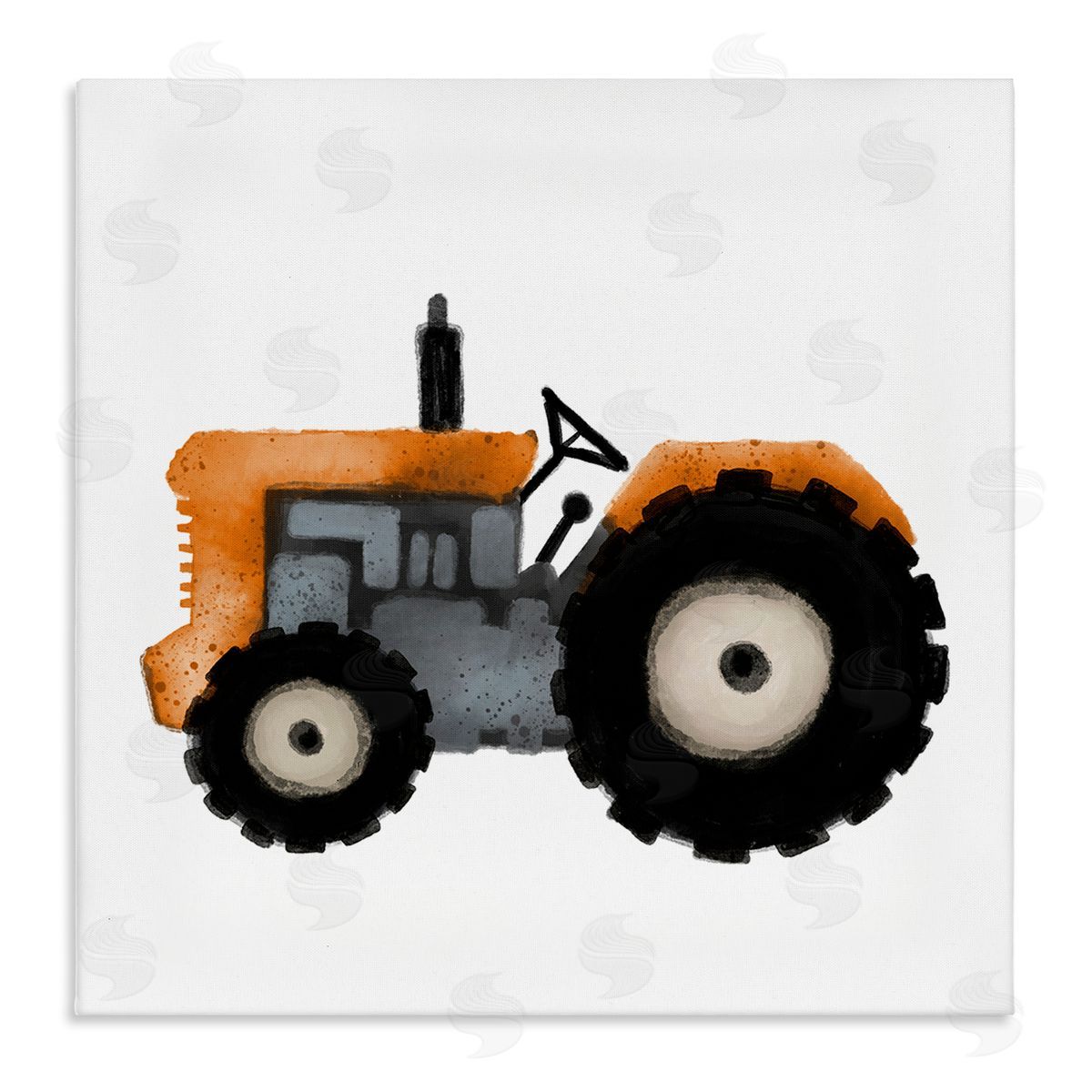 Elizabeth Medley Farm Tractor Vehicle Canvas Wall Art Print