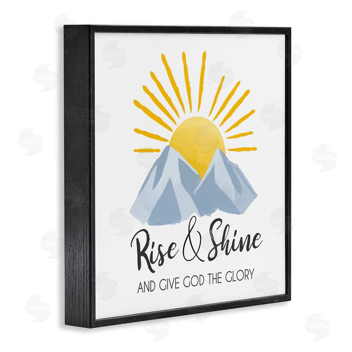 Lucca Sheppard Spiritual Rise & Shine Black Framed Giclee Wall Art Print
