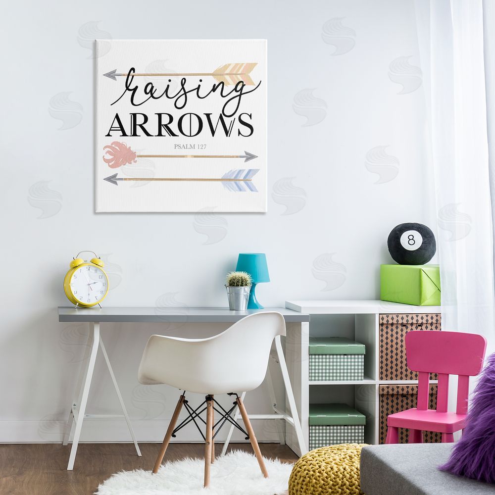 Lucca Sheppard Spiritual Raising Arrows Canvas Wall Art Print in Room
