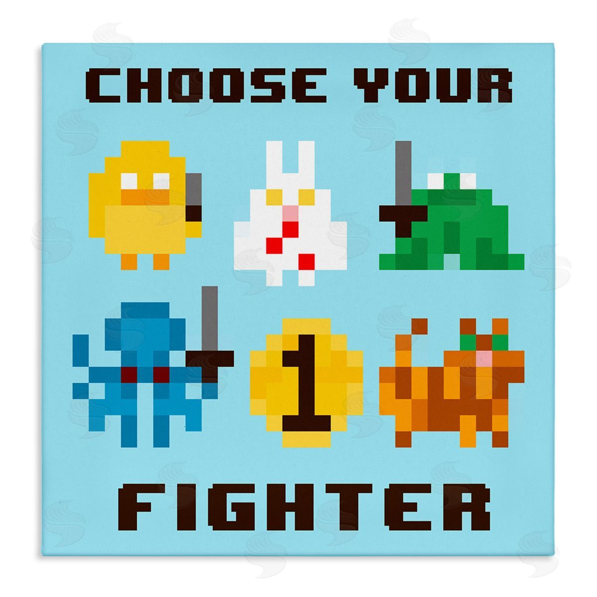 June Erica Vess Choose Your Fighter Canvas Wall Art Print