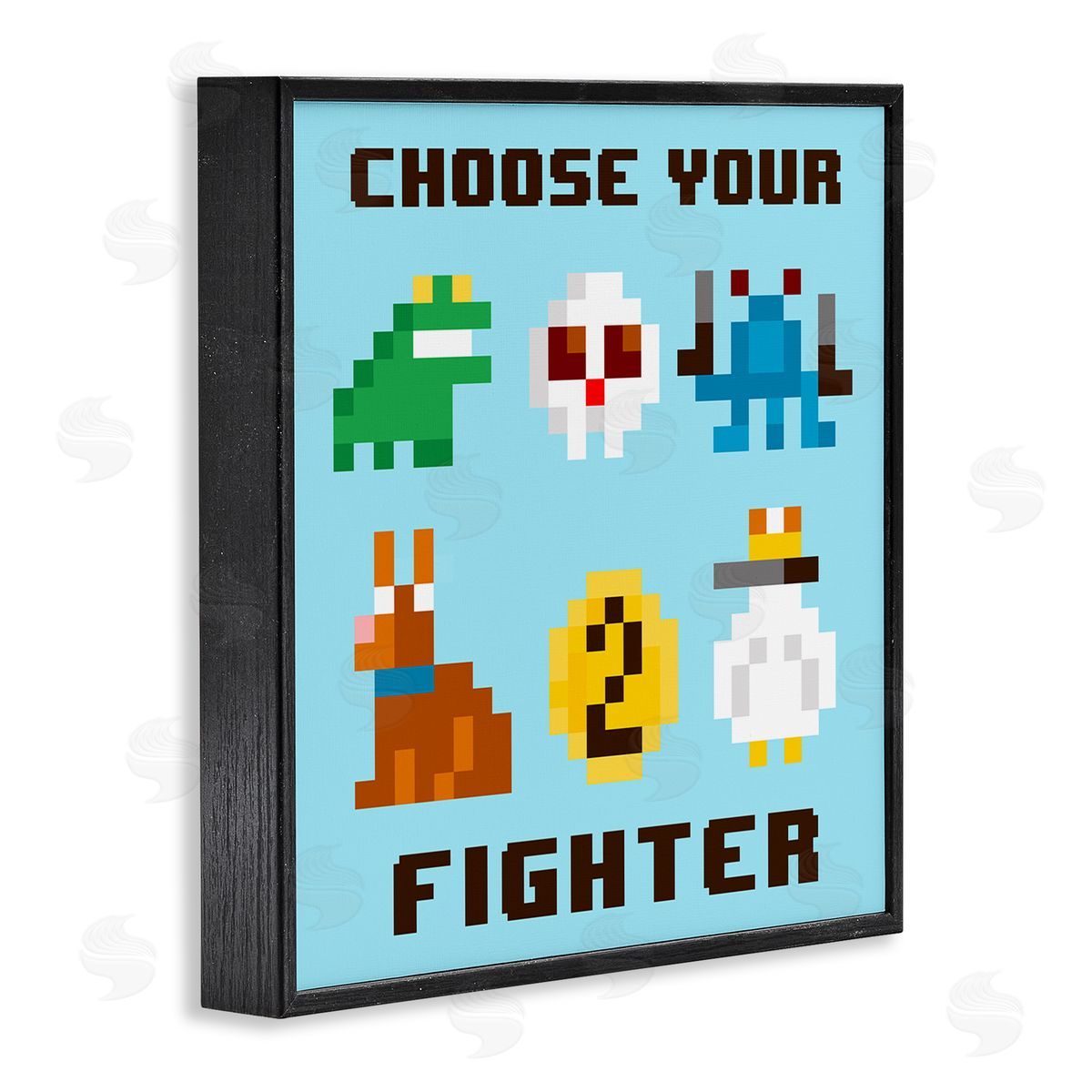 June Erica Vess Choose Gaming Fighter Black Framed Giclee Wall Art Print