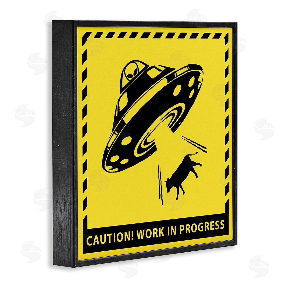 Ziwei Li Work In Progress UFO Black Framed Giclee Wall Art Print