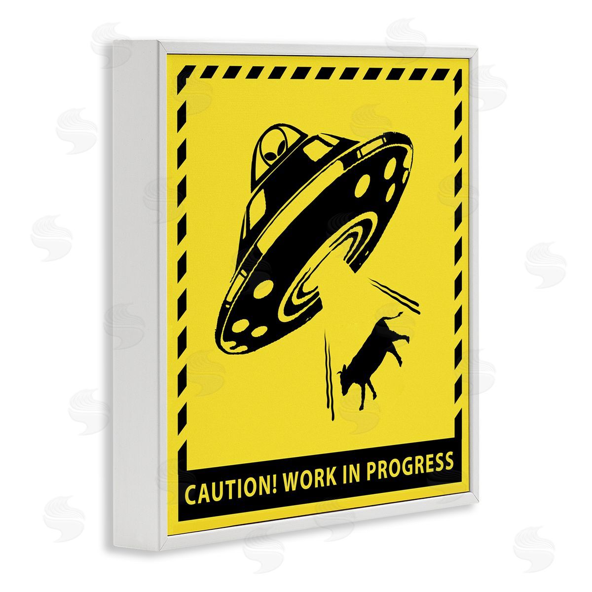 Ziwei Li Work In Progress UFO White Framed Giclee Wall Art Print