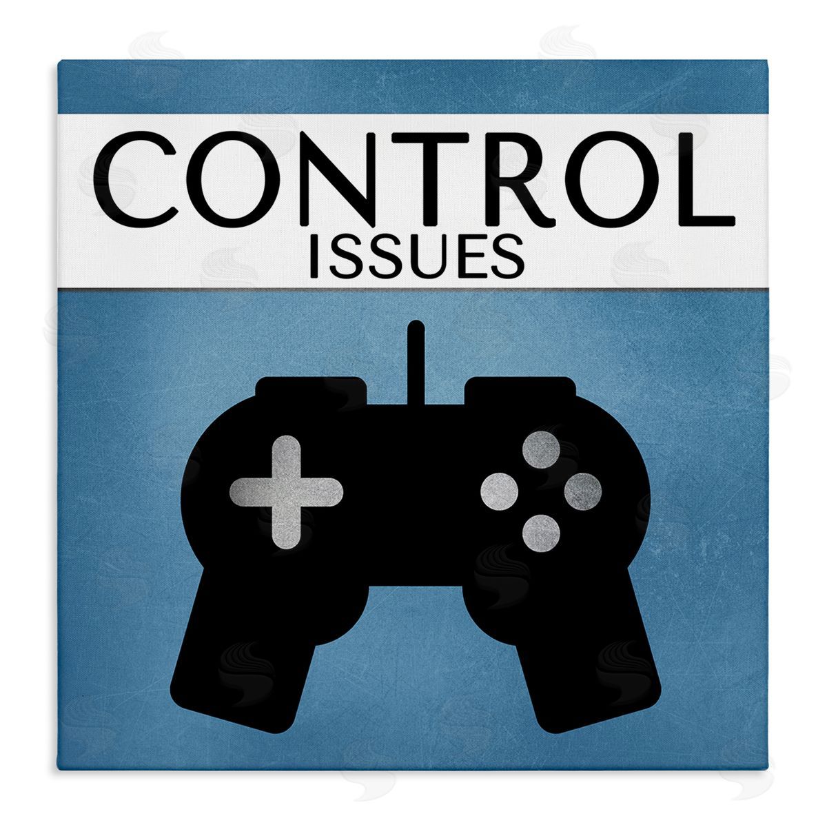 Kim Allen Control Issues Gamer Canvas Wall Art Print