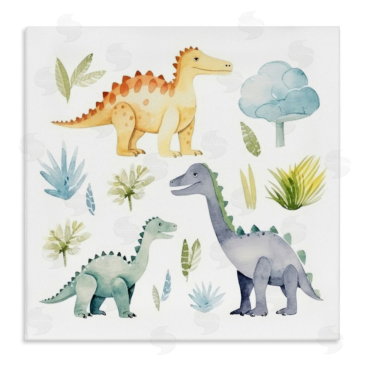 Lazar Studio Dino Wonderland Wonders Canvas Wall Art Print