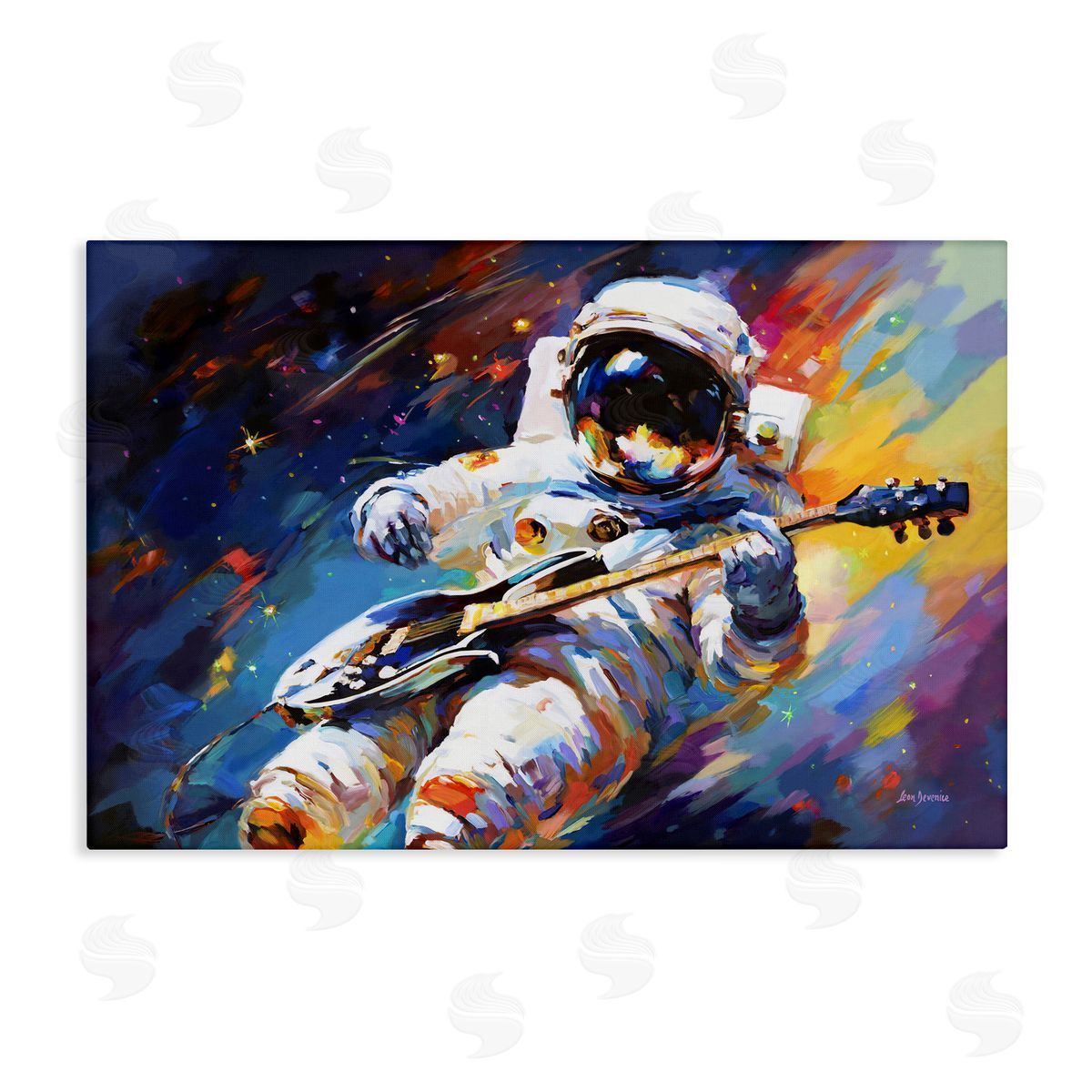 Leon Devenice Melodies Beyond Earth Canvas Wall Art Print