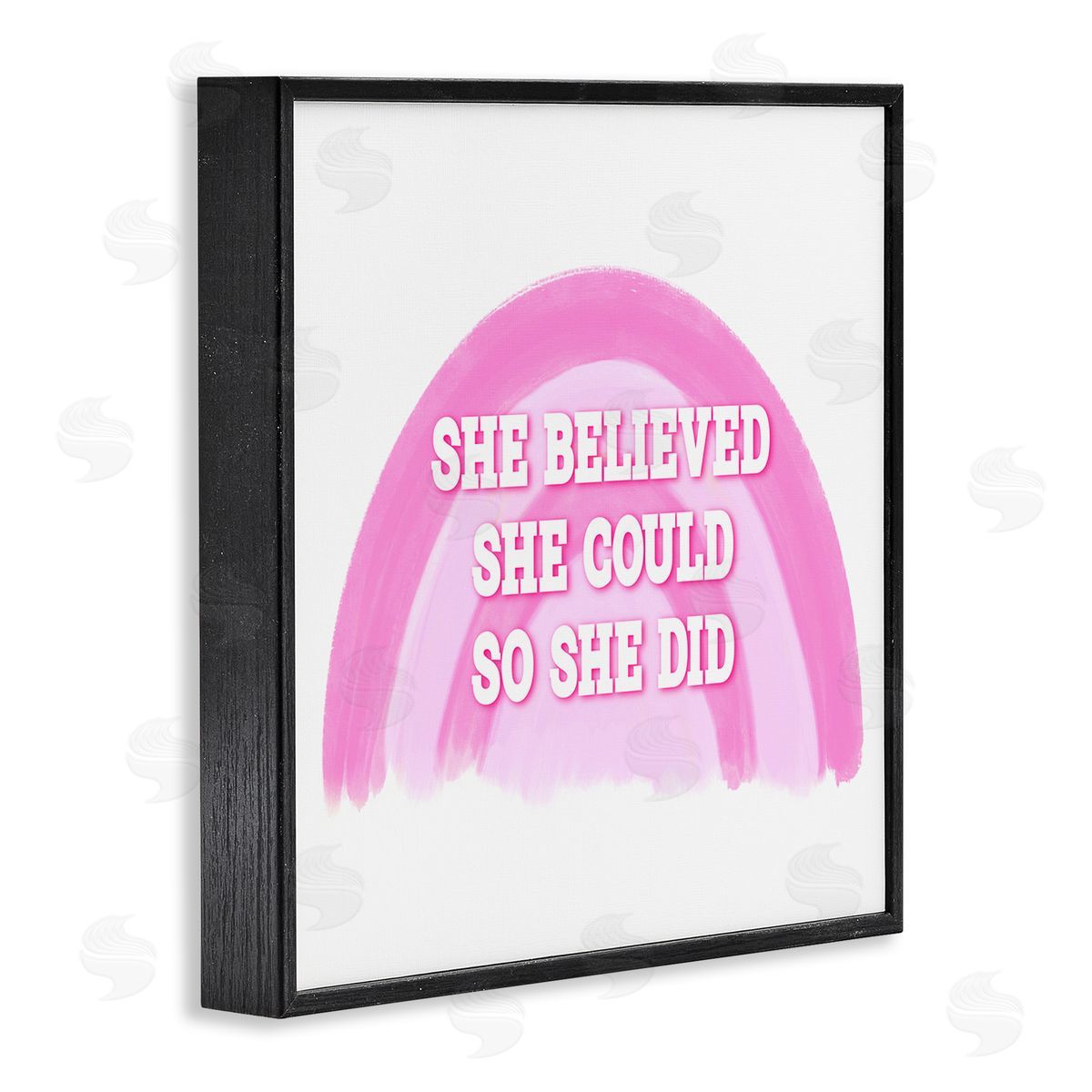 Amber Clarkson Believed She Could Black Framed Giclee Wall Art Print