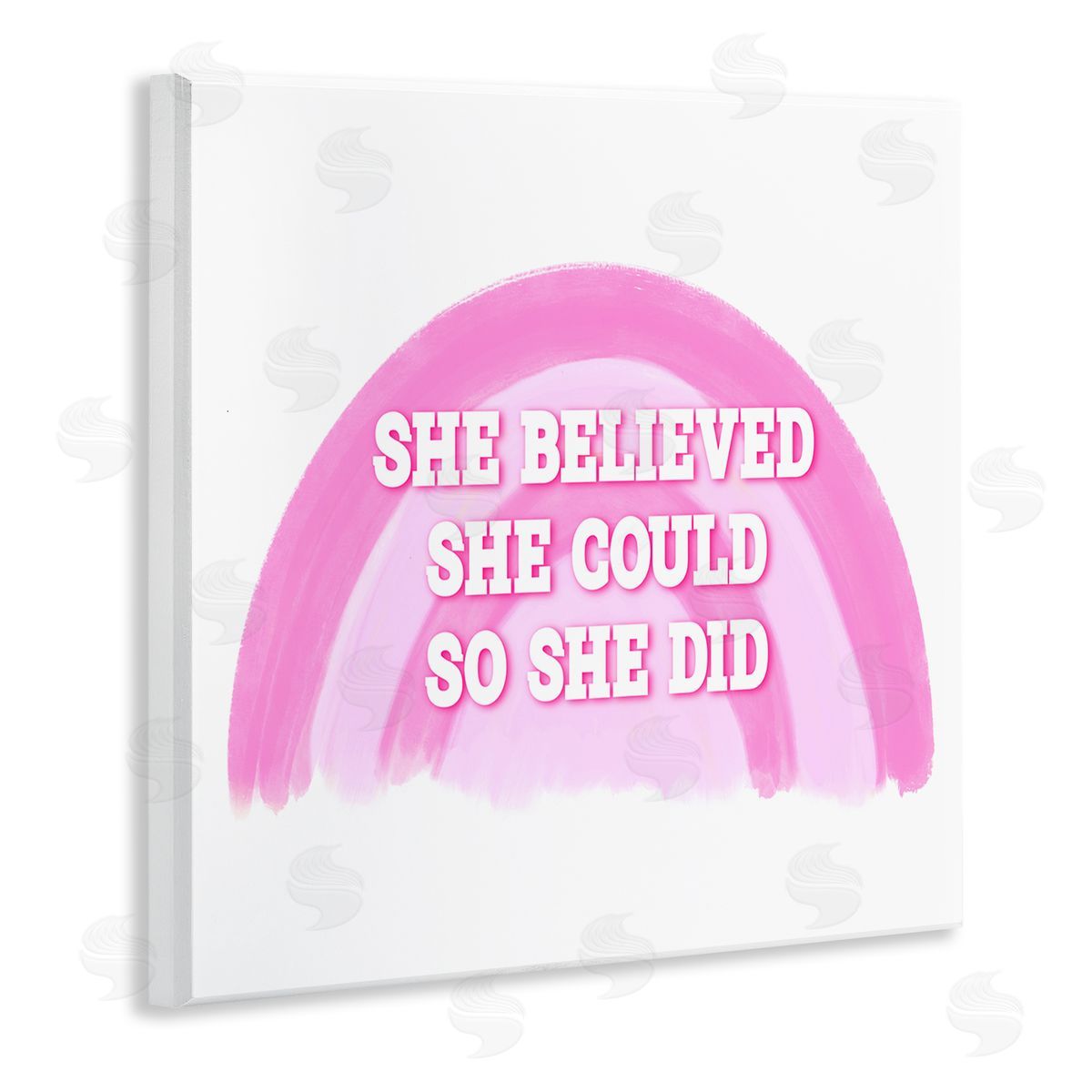 Amber Clarkson Believed She Could Wooden Wall Plaque Art Print