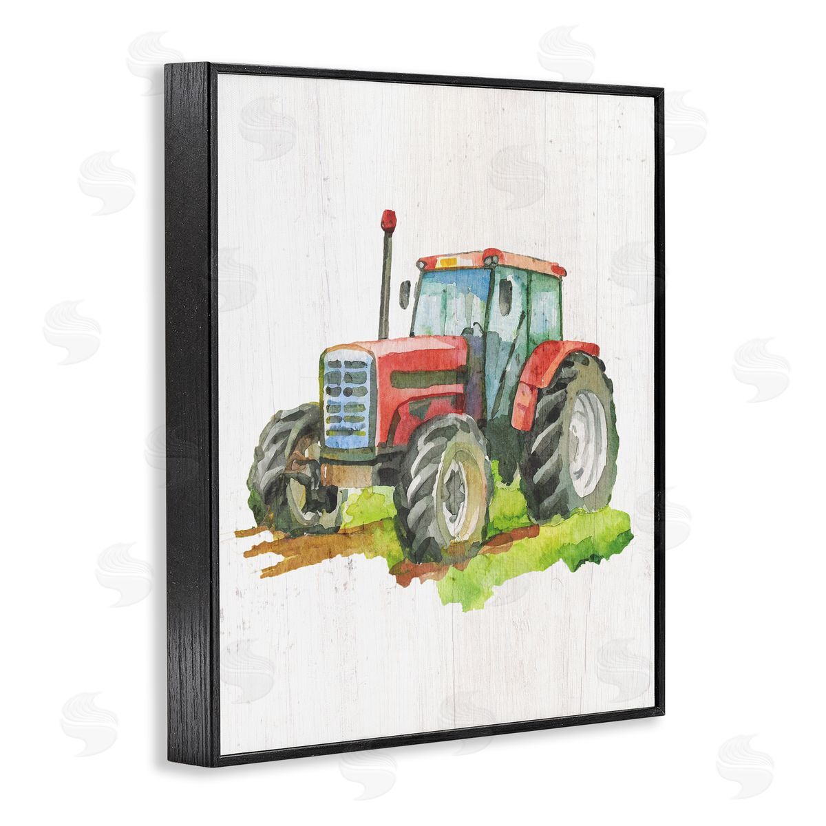 Detailed Country Tractor Black Frame Print Wall Art, Home Decor by Stupell Studio