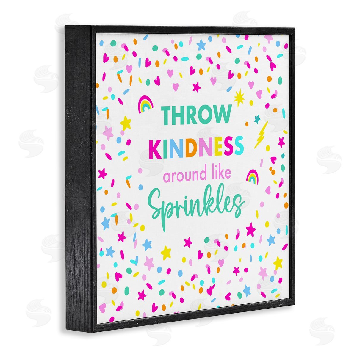 Sharon Lee Kindness Like Sprinkles Black Framed Giclee Wall Art Print