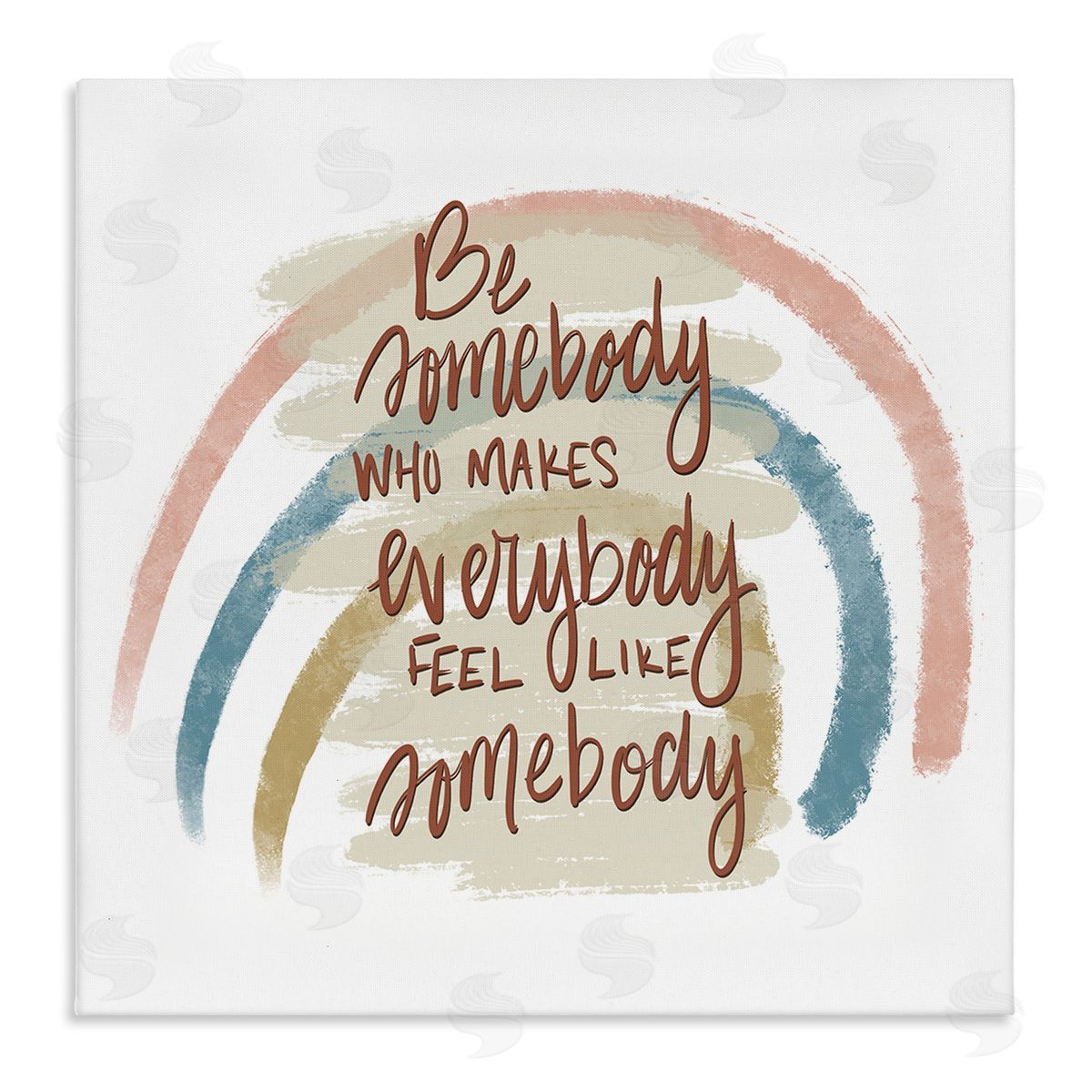 Tara Moss Inspirational Be Somebody Canvas Wall Art Print