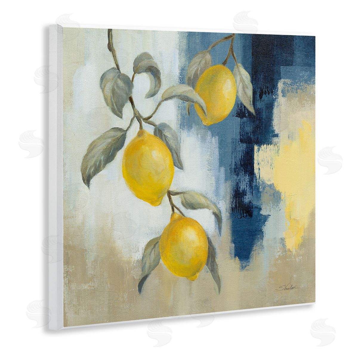 Silvia Vassileva Lemons From South Wooden Wall Plaque Art Print