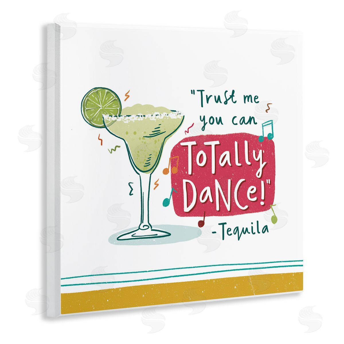 Courtney Morgenstern Funny Tequila Phrase Wooden Wall Plaque Art Print
