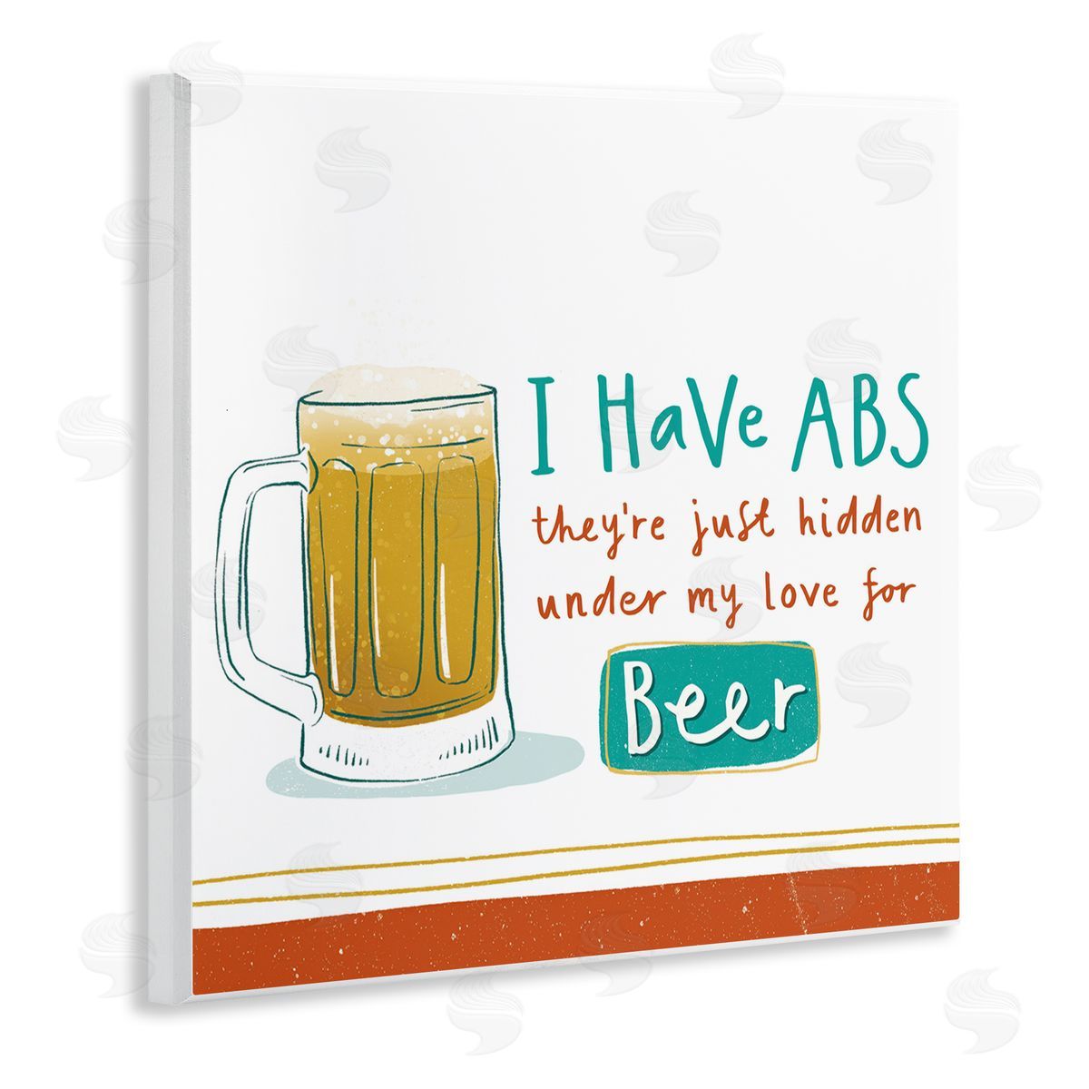 Courtney Morgenstern Funny Beer Phrase Wooden Wall Plaque Art Print
