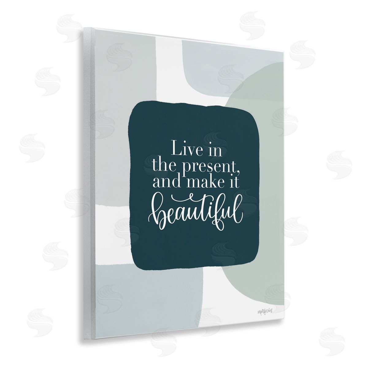 Live In The Present Wood Plaque Wall Art, Home Decor by Imperfect Dust