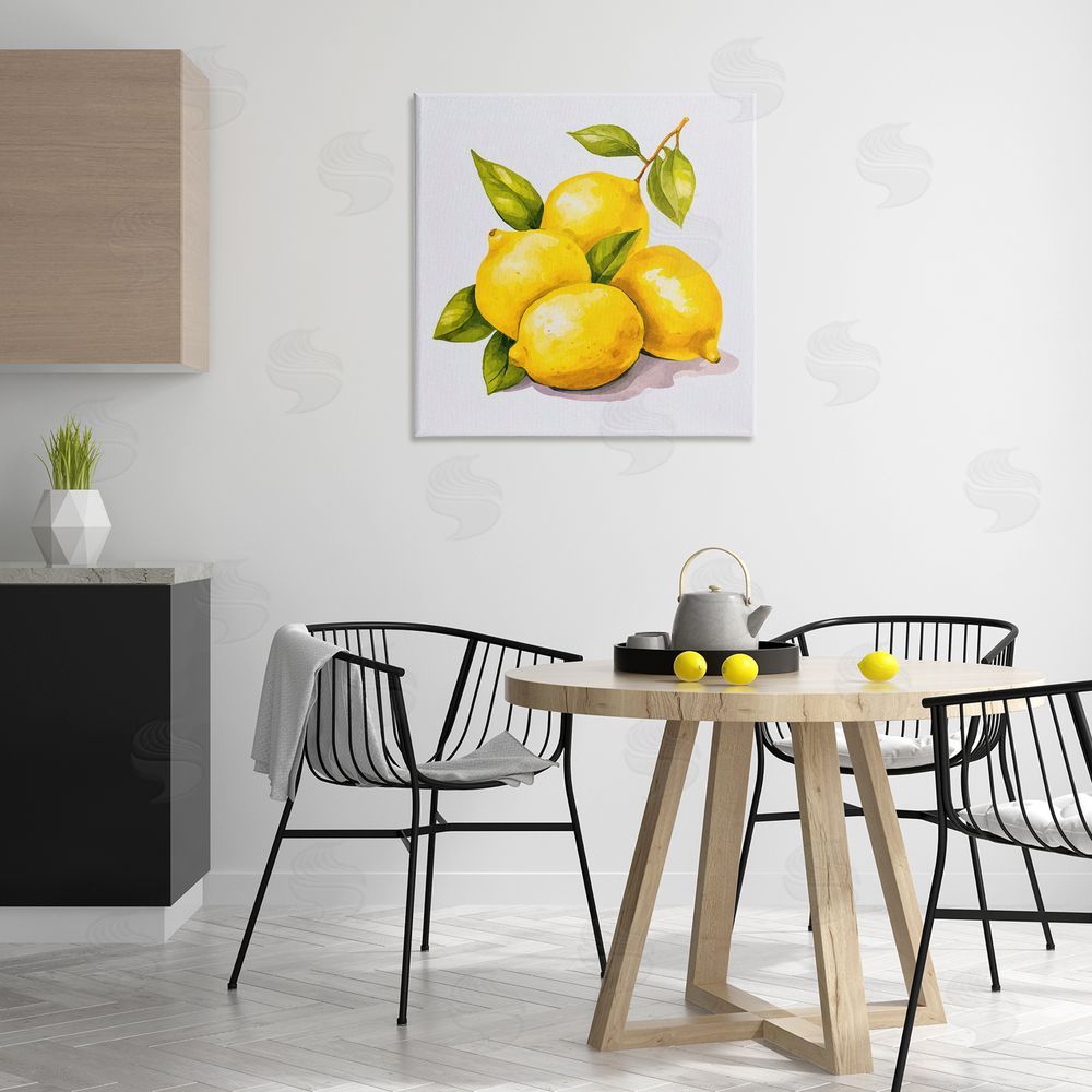 Andrea Haase Lemon Delights Fruit Canvas Wall Art Print in Room