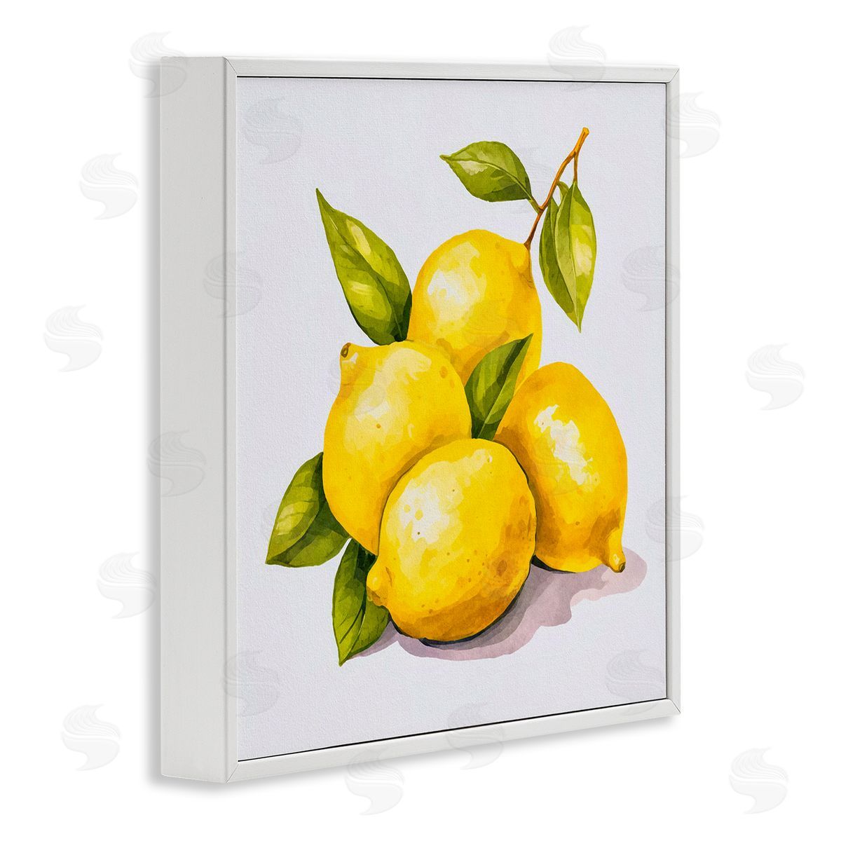 Andrea Haase Lemon Delights Fruit White Framed Giclee Wall Art Print