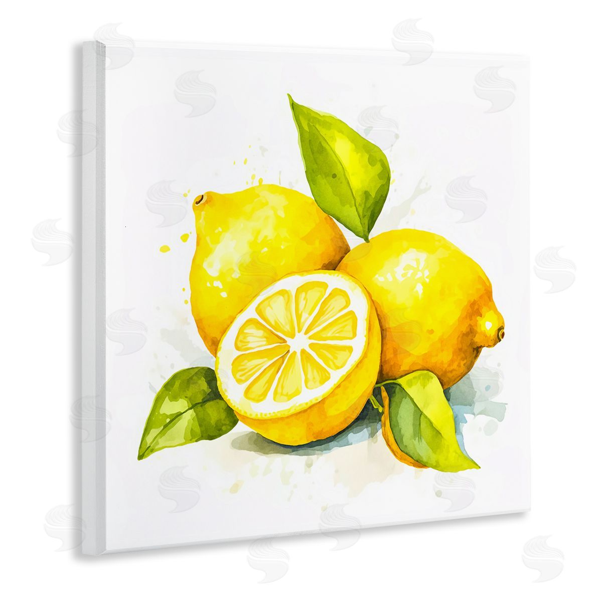 Andrea Haase Lemon Harvest Fruits Wooden Wall Plaque Art Print
