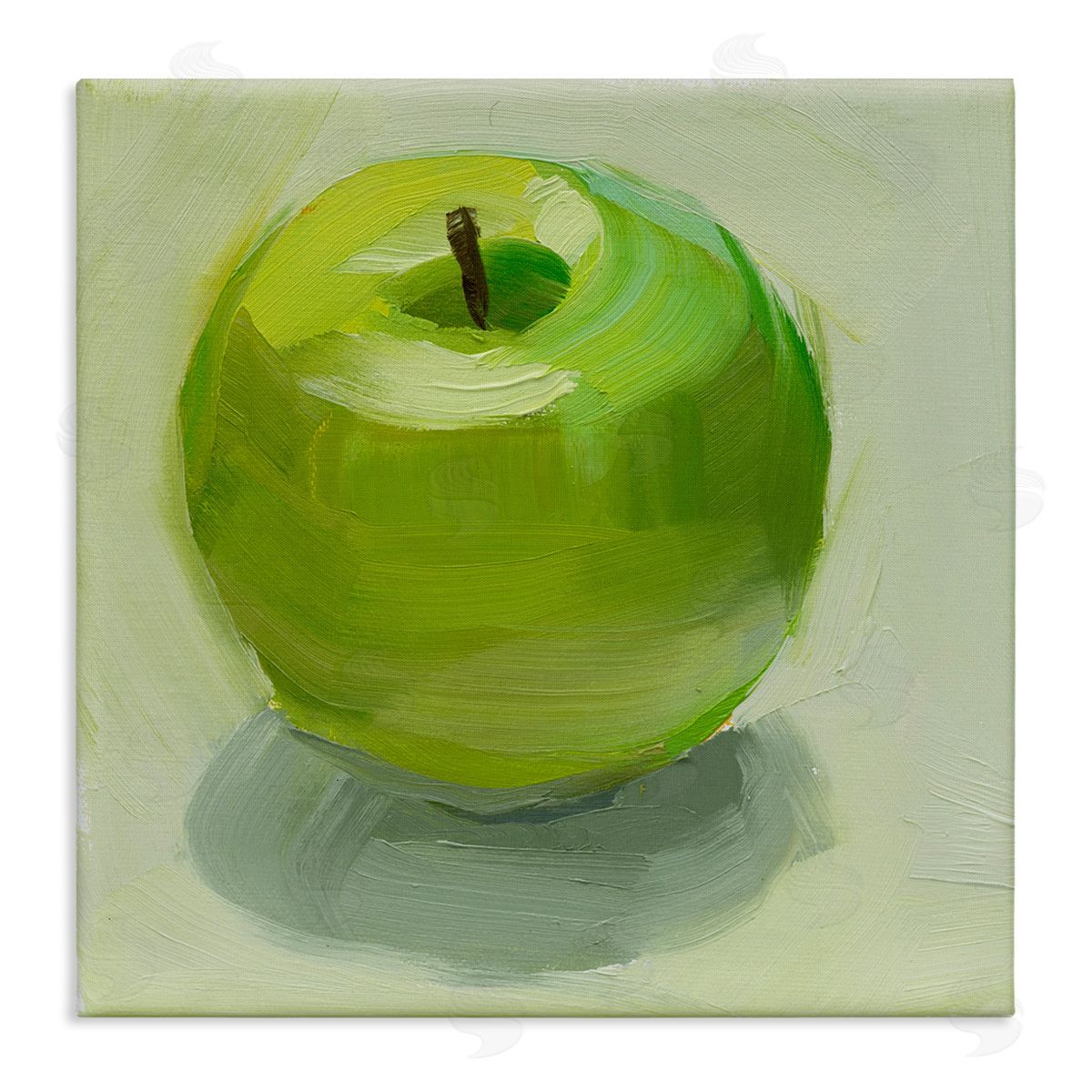 Jenny Westenhofer Juicy Green Apple Canvas Wall Art Print