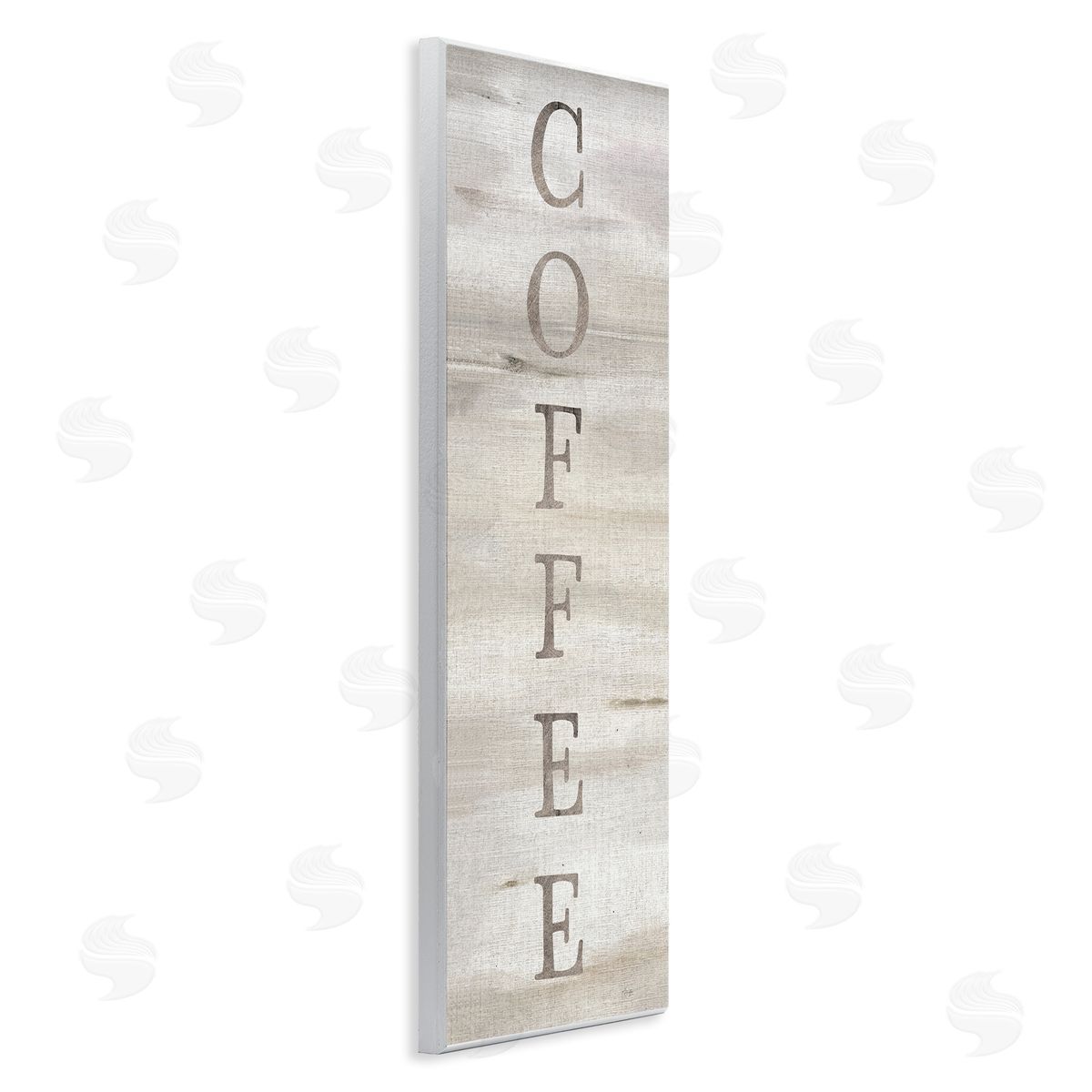 Rustic Vertical Coffee Wood Plaque Wall Art, Home Decor by Yass Naffas Designs