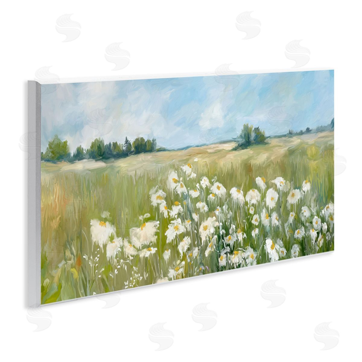 Panoramic Sunlit Cliff Wood Plaque Wall Art, Home Decor by Ramona Murdock