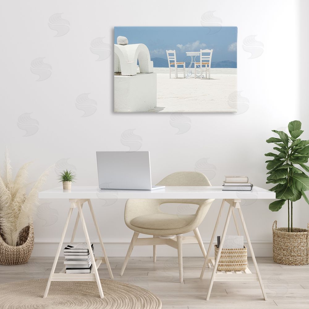 Erin Marie Overlooking Sky Scenery Canvas Wall Art Print in Room