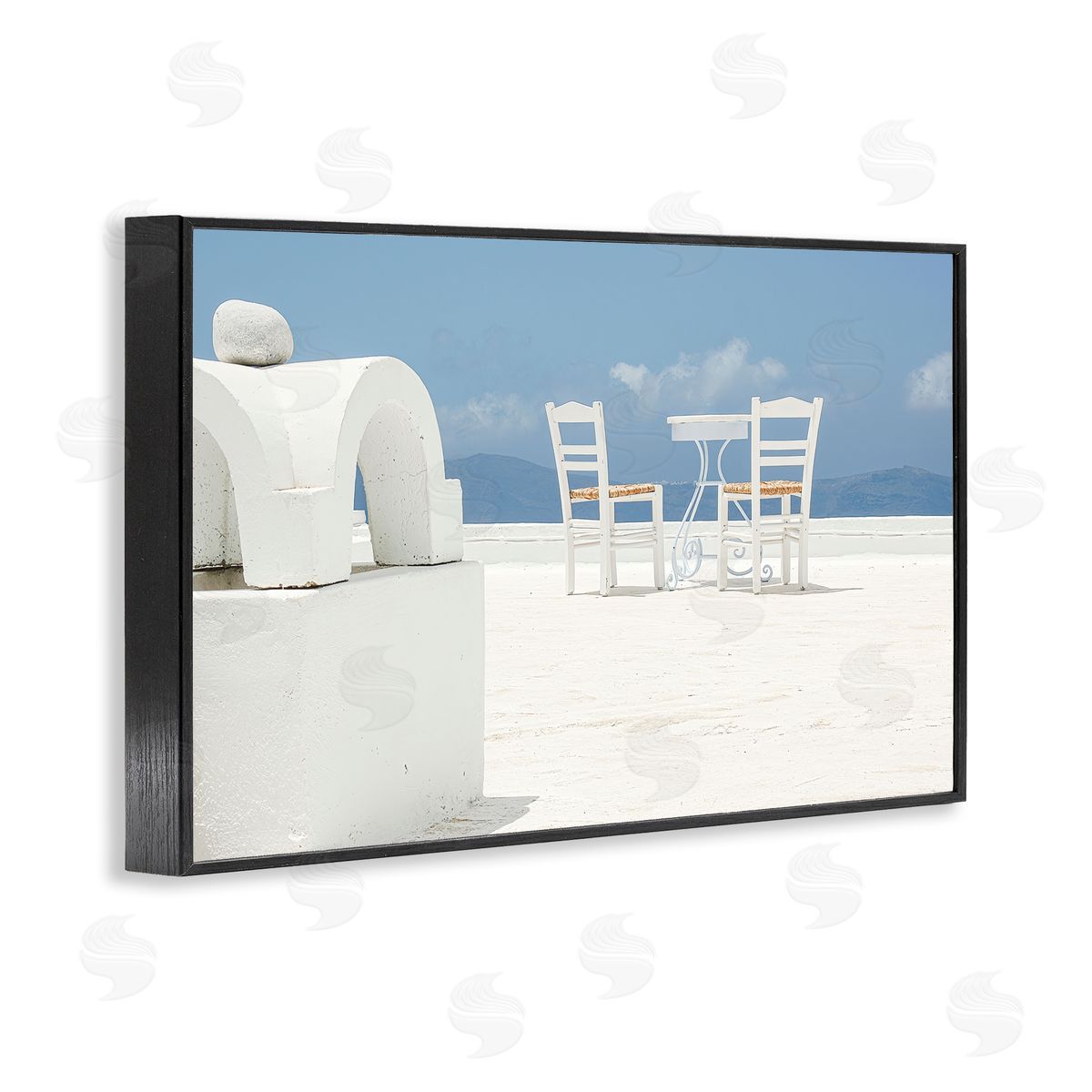 Erin Marie Overlooking Sky Scenery Black Framed Giclee Wall Art Print