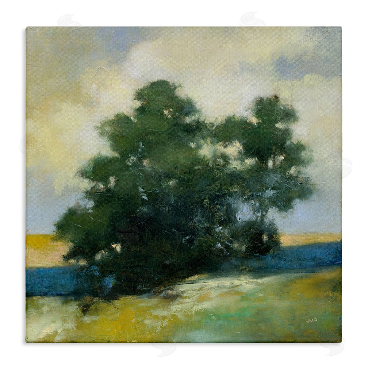 Julia Purinton Solitary Trees Landscape Canvas Wall Art Print