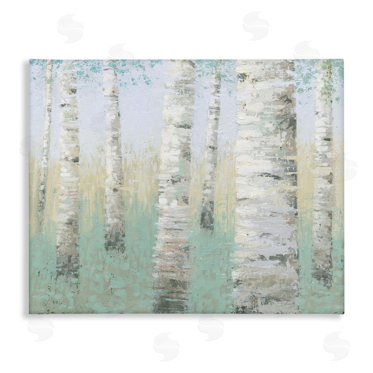 Wellington Studio Blue Birch Forest Canvas Wall Art Print