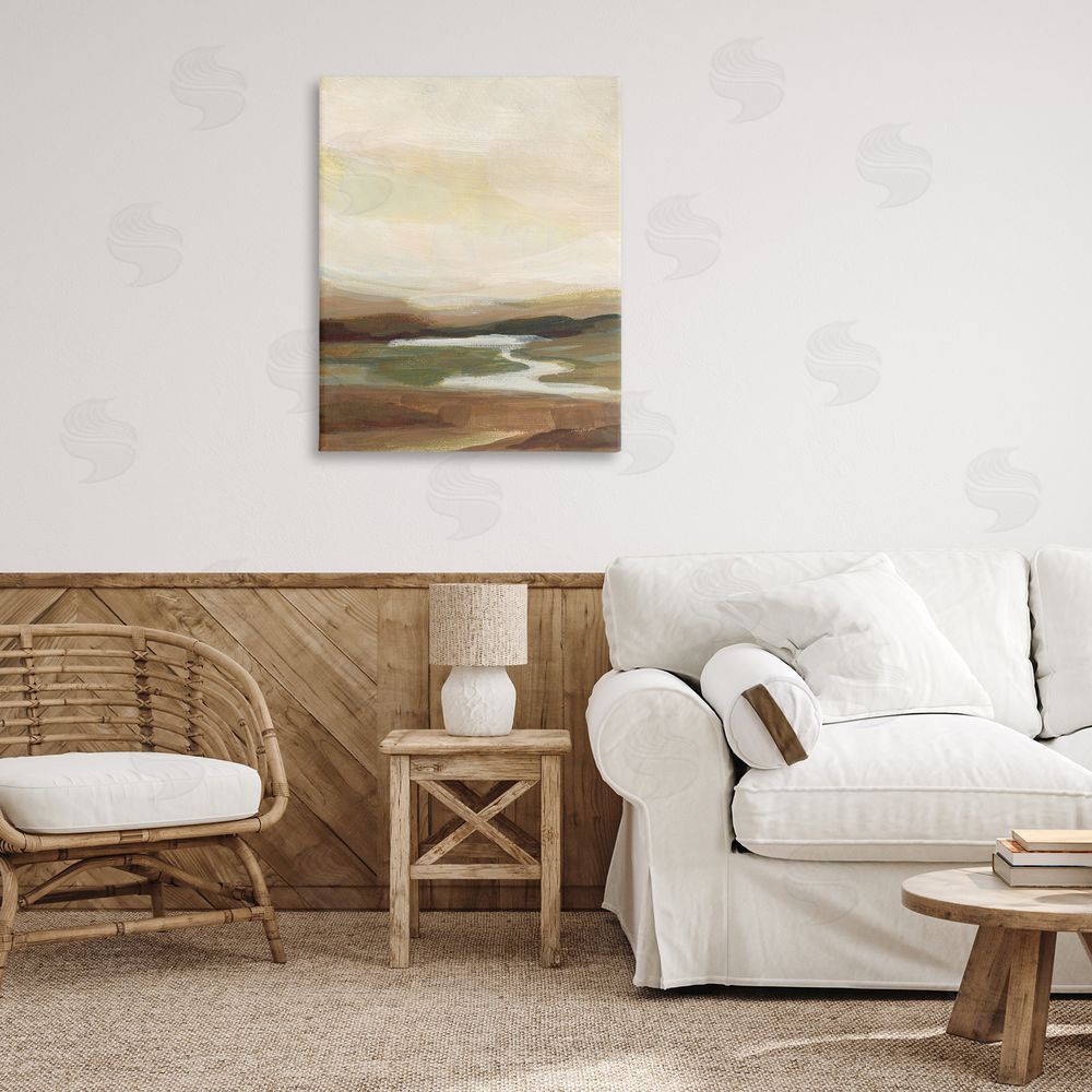 Haley Knighten Chestnut Springs River Canvas Wall Art Print in Room